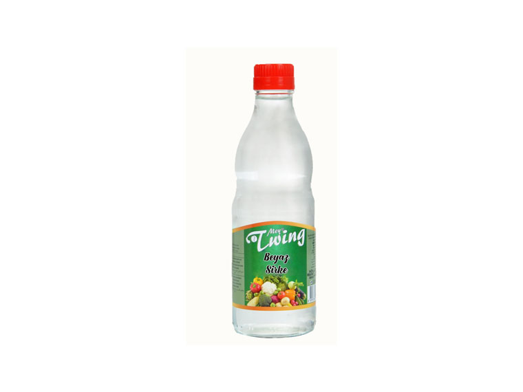 White Vinegar Glass Bottle